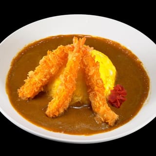 Omelet Shrimp Katsu Curry