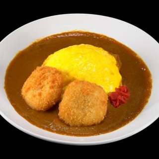 Omelet Croquette Curry
