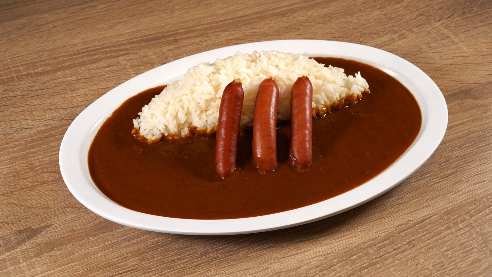 Pork Sausage Curry with rice