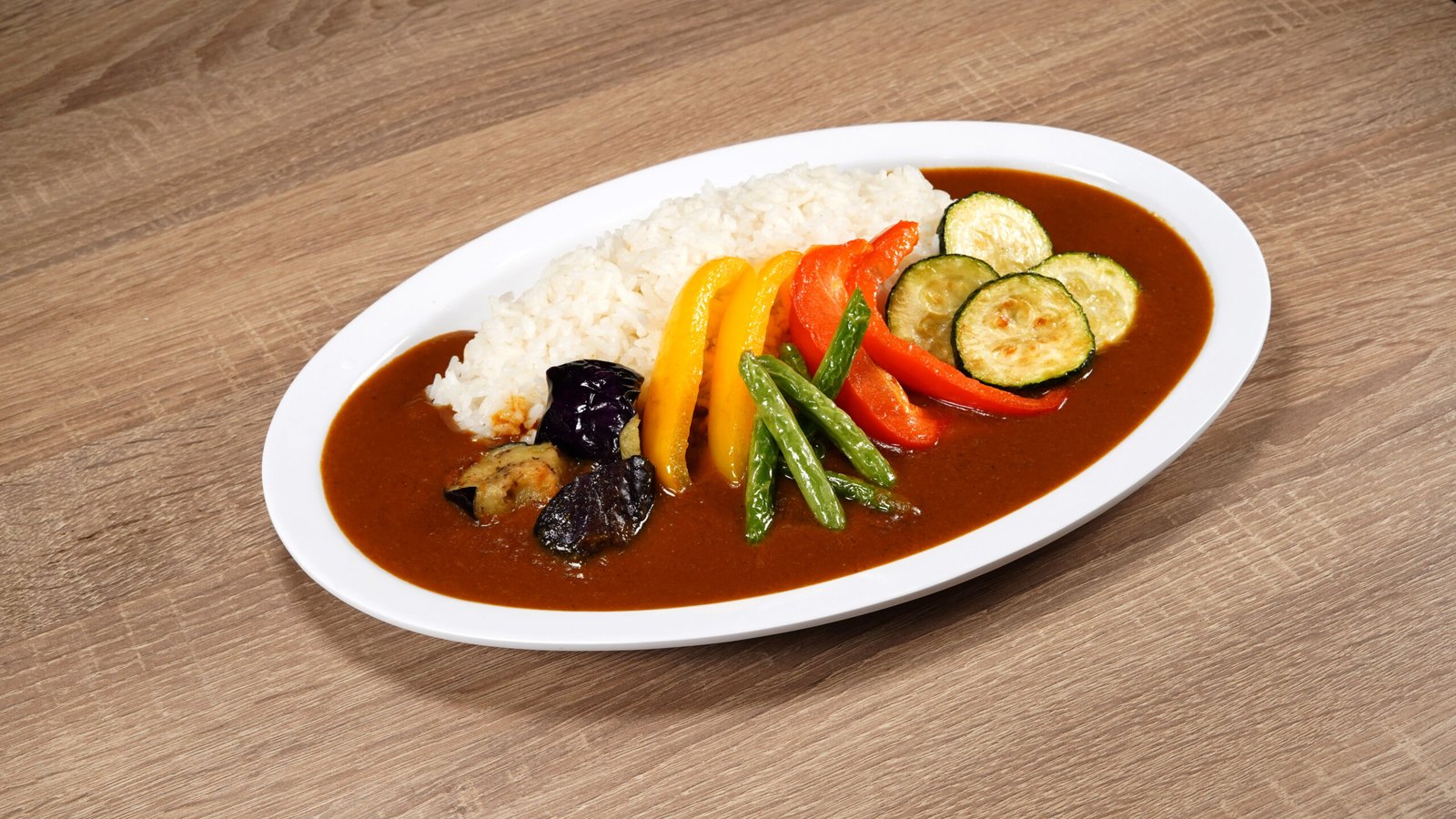 Vegetable Curry with rice