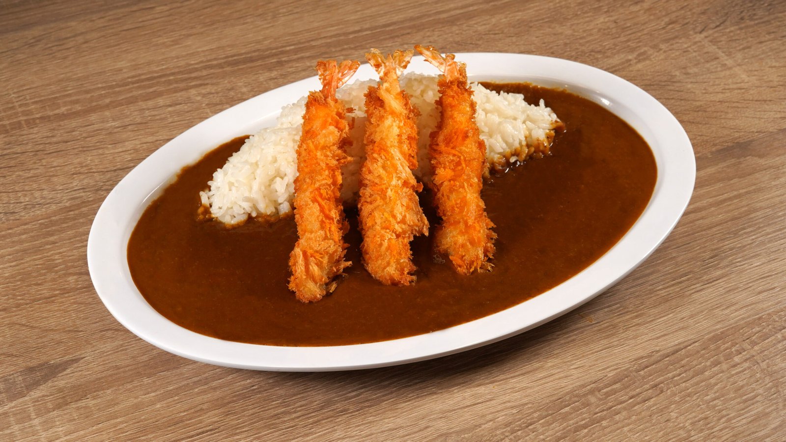 Shrimp Katsu Curry with rice