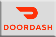 Doordash logo, links to online ordering page