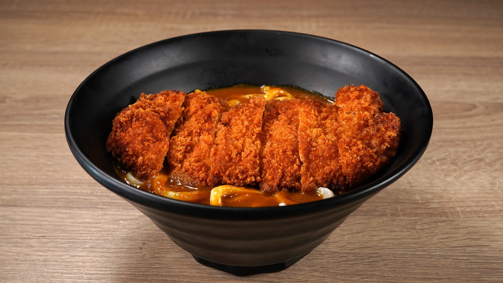 Chicken Katsu Udon in a bowl