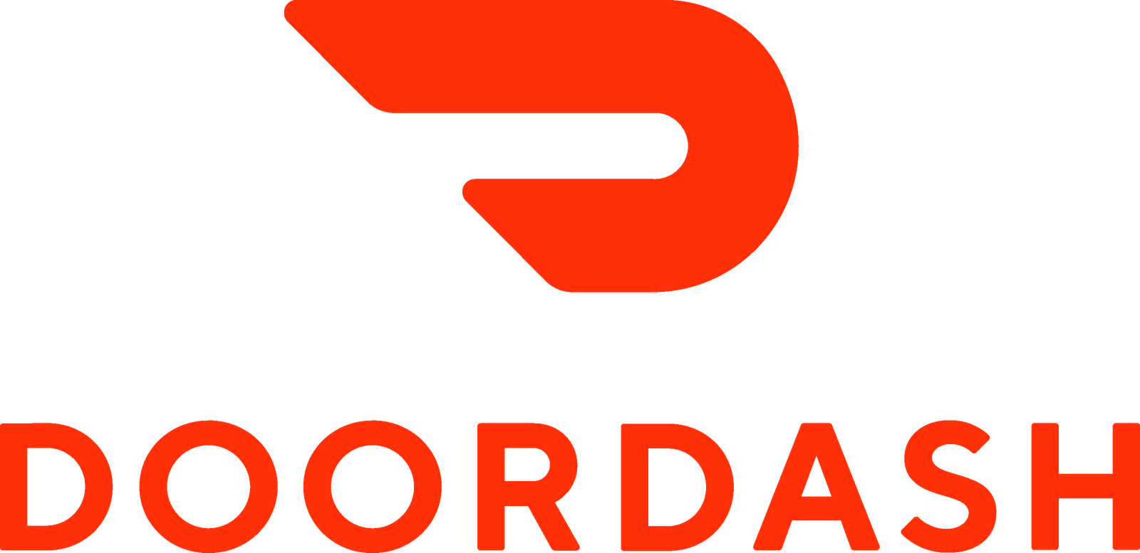 Doordash logo, online ordering page